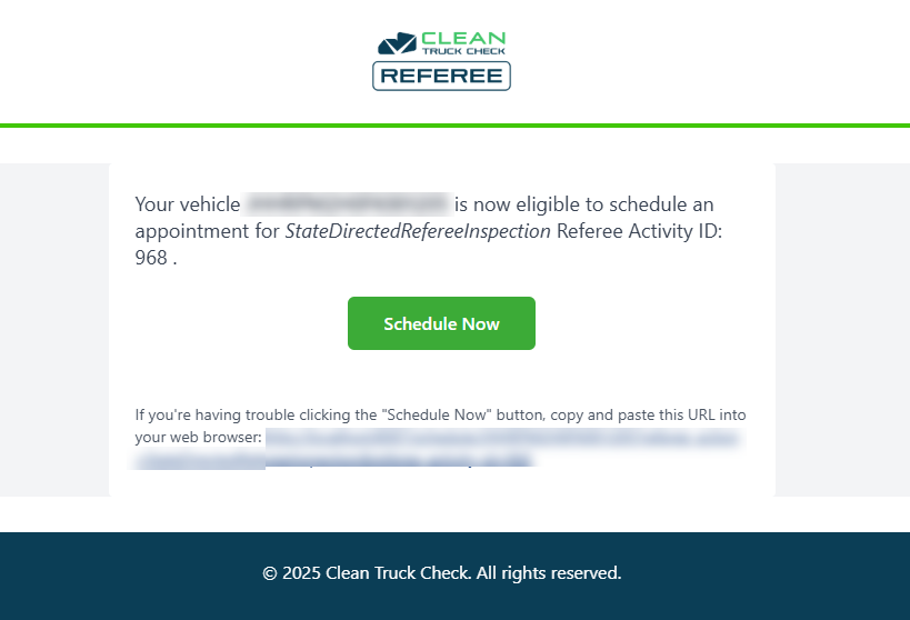 Scheduling notification email from carbtest.org